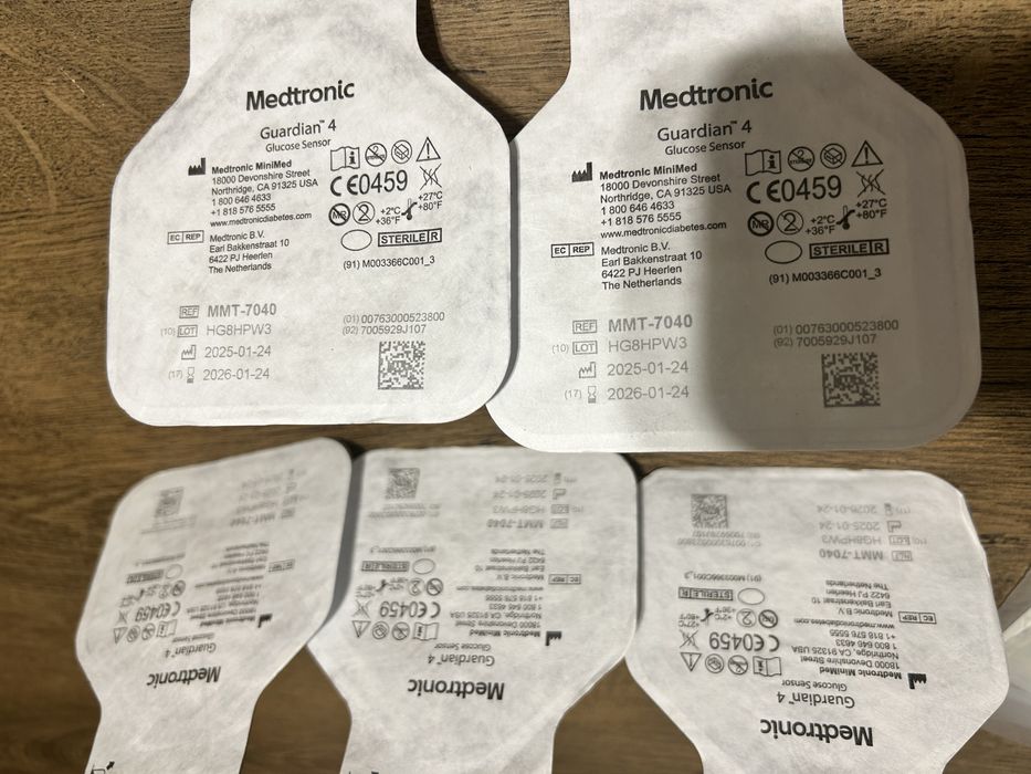 5 senzori medtronic guardian 4