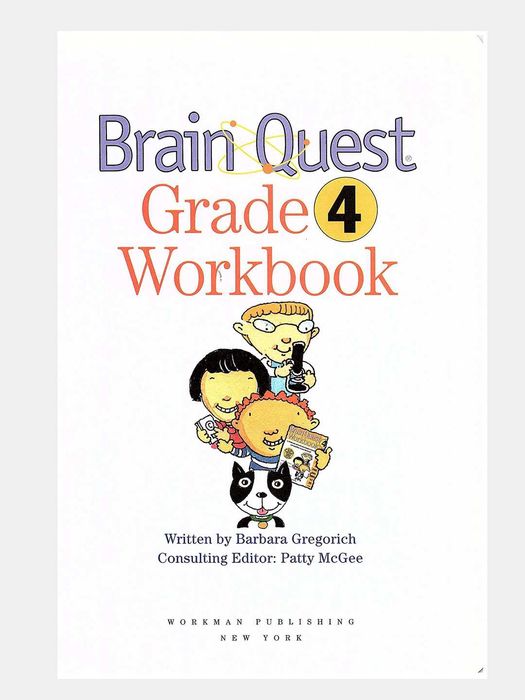 Brain Quest Workbook Grade 4 English Paperback 320 Pages A4