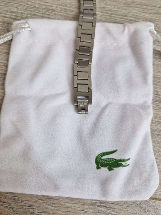 Bratara Lacoste - 21cm - Argintiu