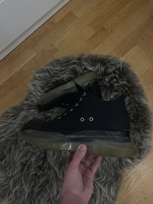Rick Owens Abstract Low Clear Sole