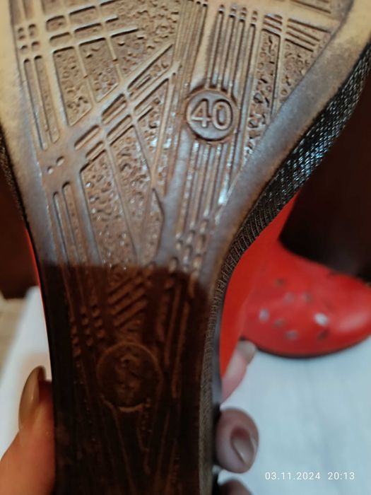 Сабо, натуральная кожа, размер 40.