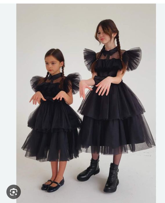 Черное Платье в стиле «Уенсдей»