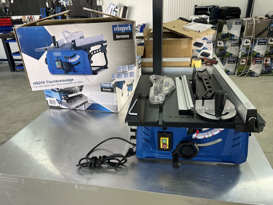 Нов Настолен циркуляр Scheppach HS210 -1500W 4800 оборота/мин
