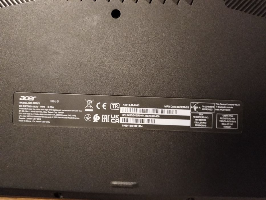 Продам Acer Nitro 5 игровой ноутбук