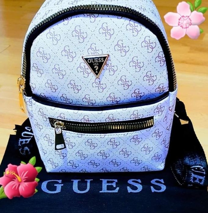 Rucsac Guess, super model import Italia, saculet, etichetă