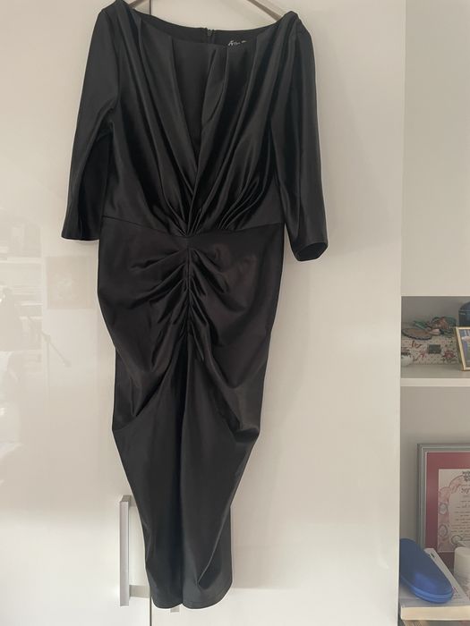 Rochie eleganta saten elastic