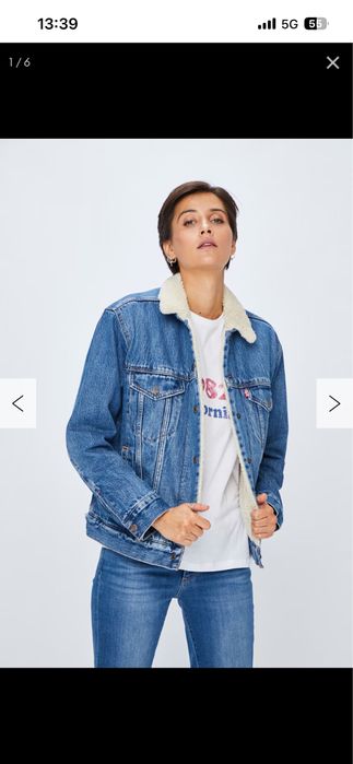 Дънково дамско яде Levi's Original Sherpa Trucker Jacket
