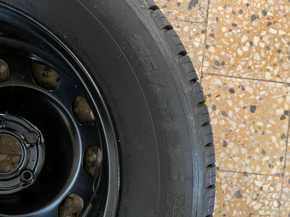 Janta tabla cu cauciuc nou michelin 215/65/16 pt logan/duster