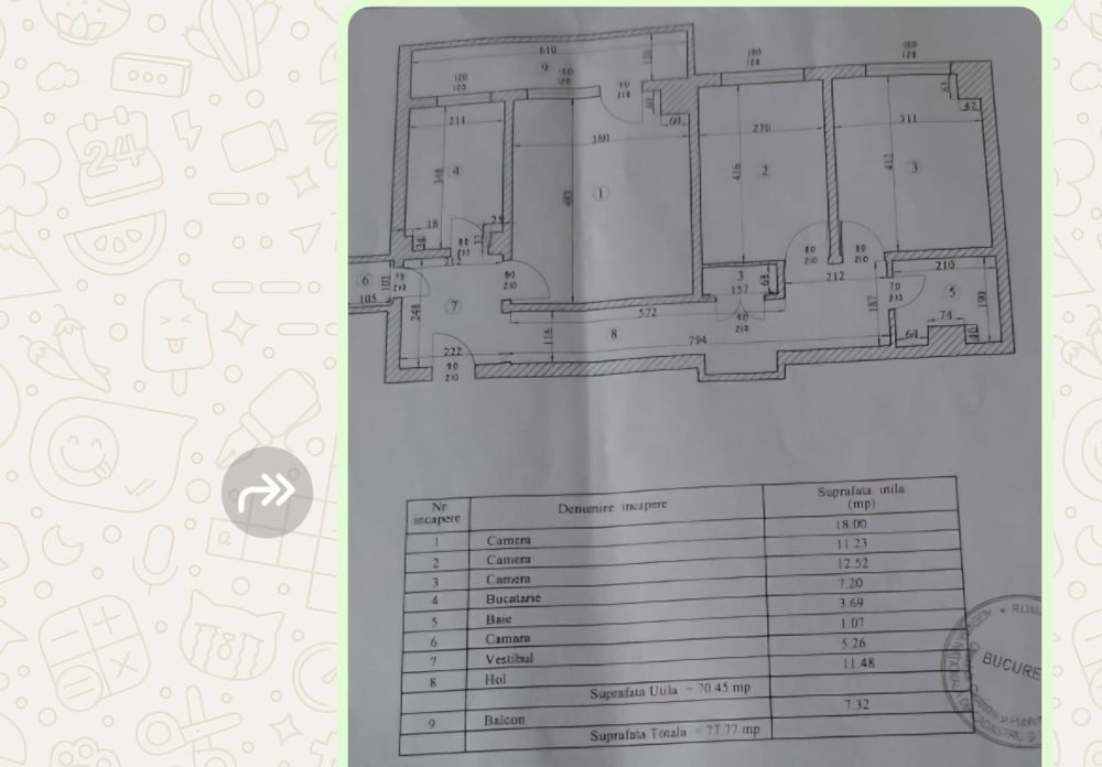 Vând apartament 3 camere Iuliu maniu,Apusului intersectie