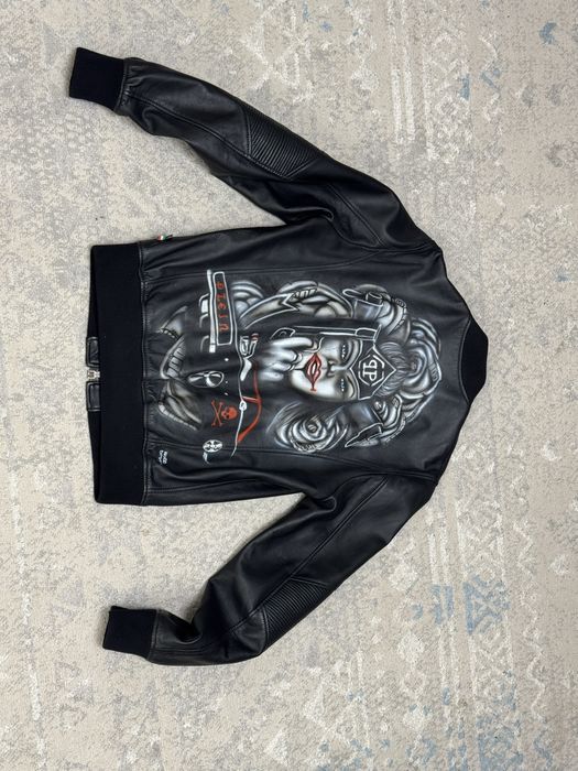 Кожаная куртка PHILLIPE PLEIN