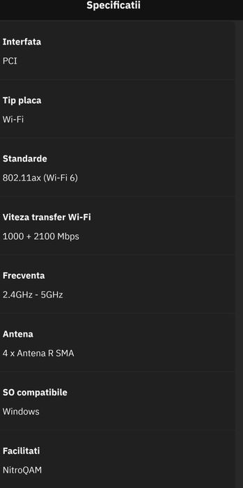 Vand Placa de retea Wireless Asus PCE-AC88, AC3100, Dual-Band, PCIe, 4
