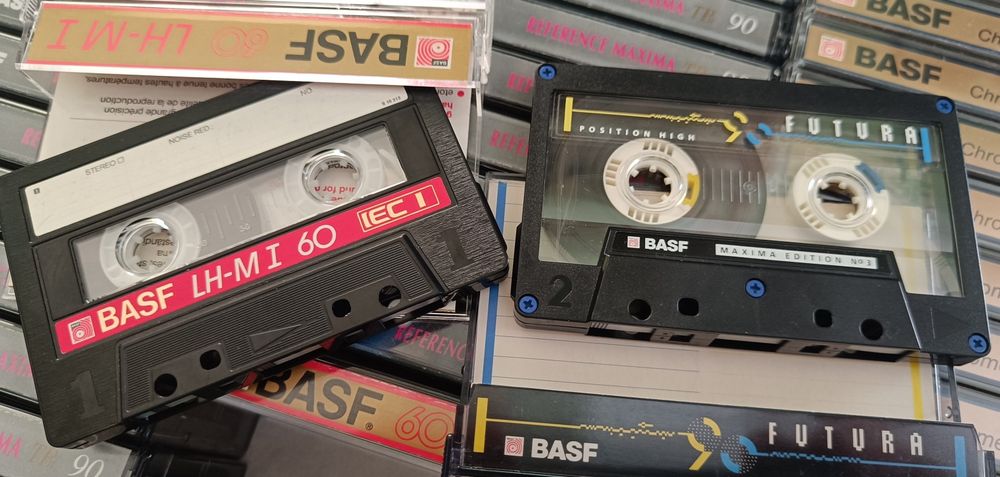 47x Basf TPII, Maxima, Futura, Go for it casete audio