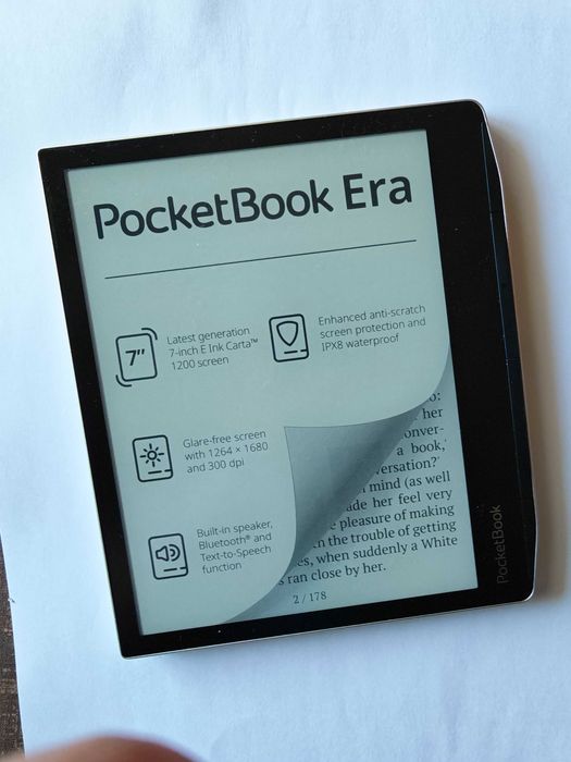 и и аудио книги Pocketbook Era. 7 инчов Е ink карта  1200 дисплей, висока резолюция.