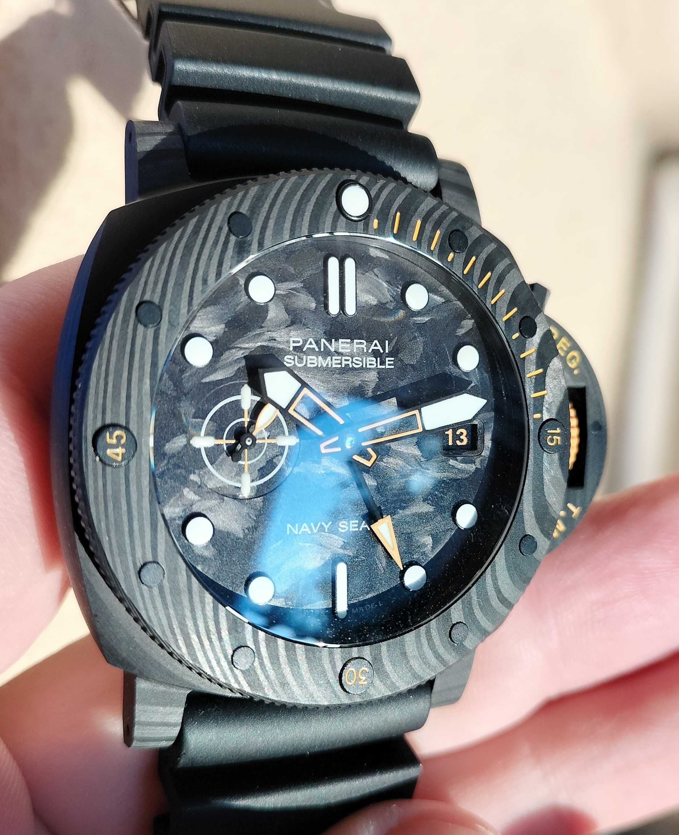 Panerai Pam 1324 Submersible GMT Carbotech VSF P9000 Navy Seals 44