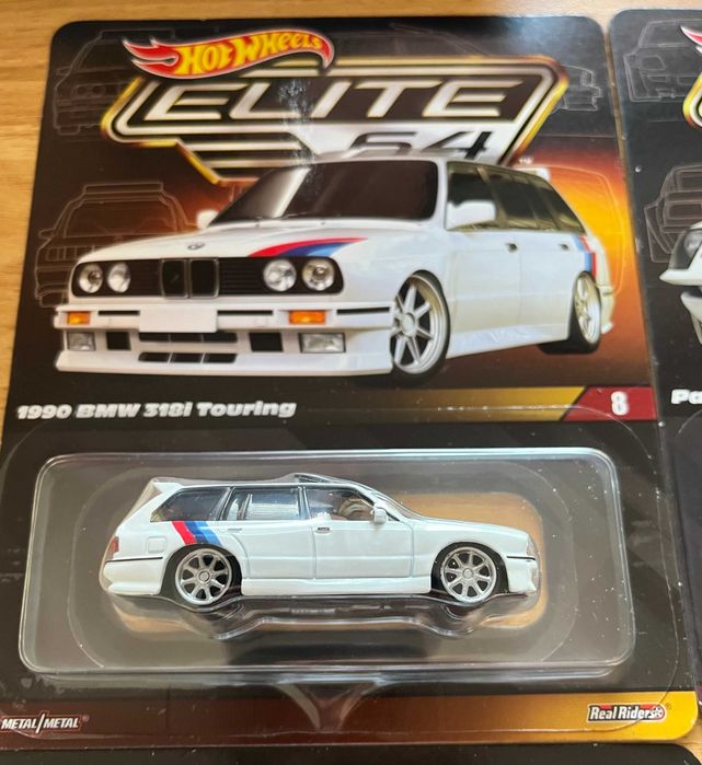 Hot Wheels Elite - BMW, Datsun, Porsche, Ford Mustang - с протектор