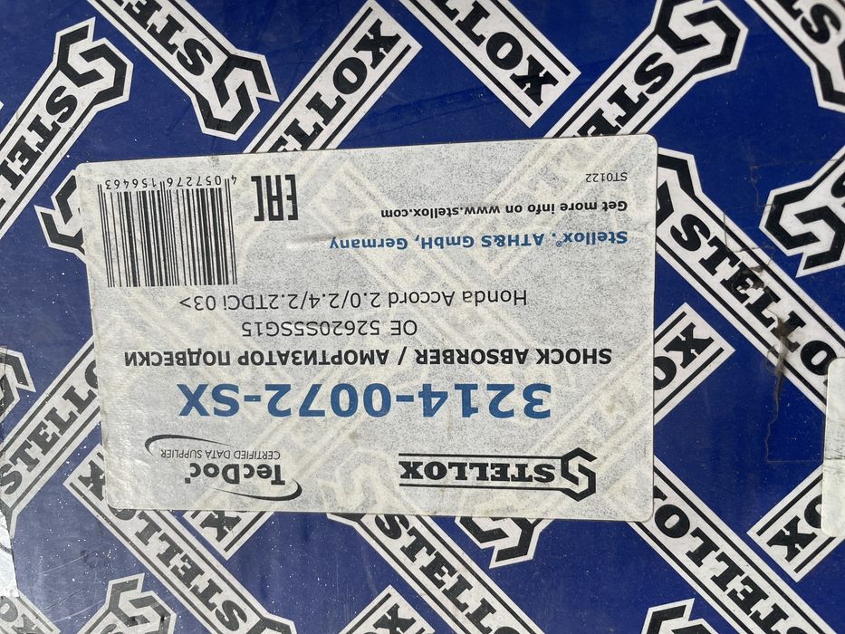 Продам стойки на хонда аккорд