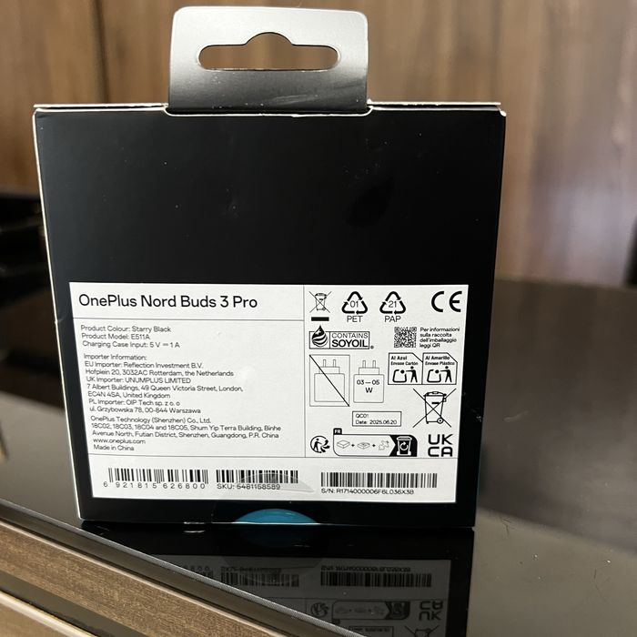 Нови! 2г Гаранция! OnePlus Nord Buds 3 Pro - Starry Black слушалки ANC