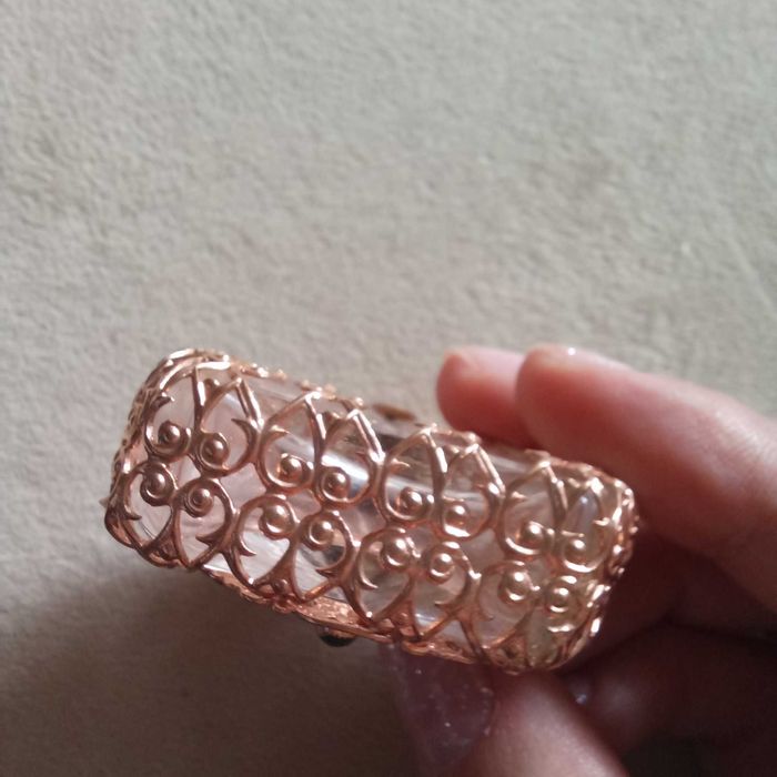 Винтажный флакон для духов в оплётке