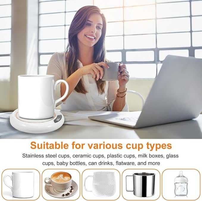 Затопляща подложка, нагревател на чаша кафе,чай,мляко с USB захранване