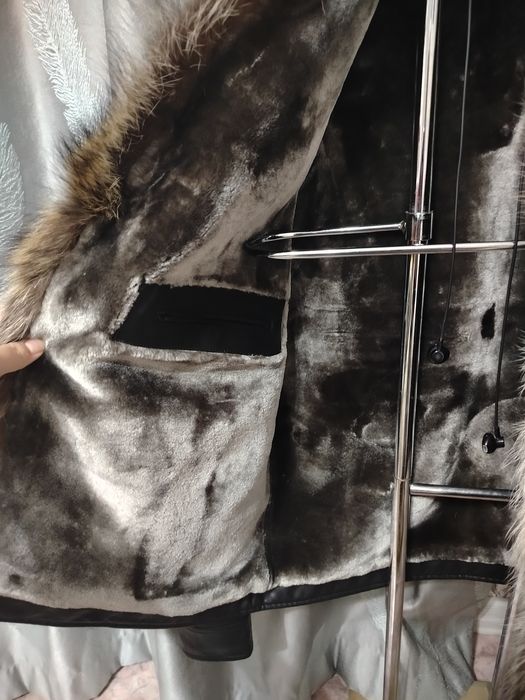 Мужская дублёнка с мехом