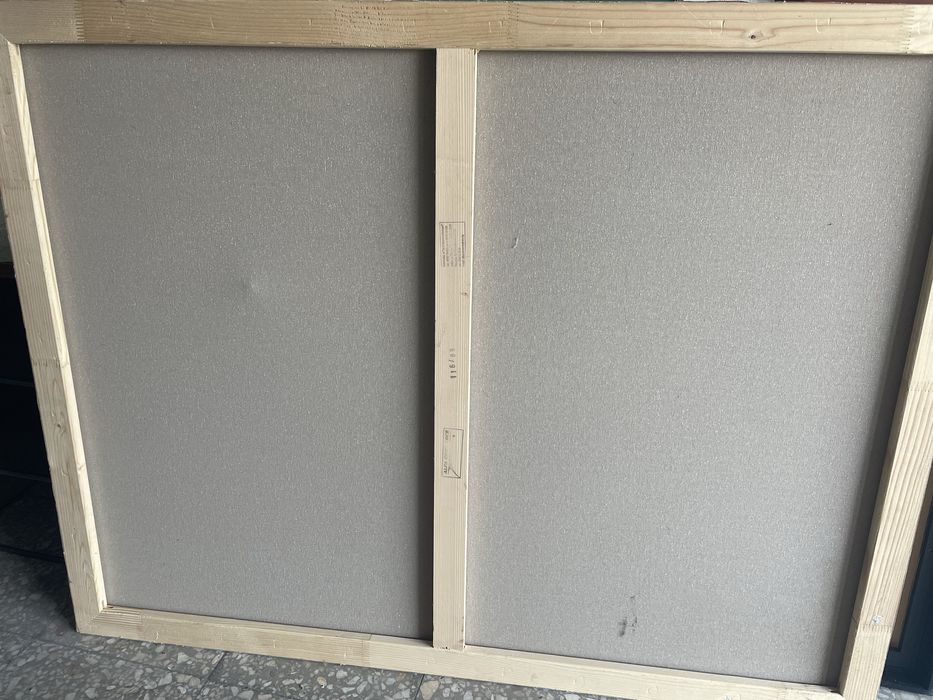 Маса за хранене с керамичен плот и 6 стилни стола/ нови/