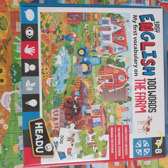 Лот от 2 пъзела за 4-8 години Clementoni и Headu