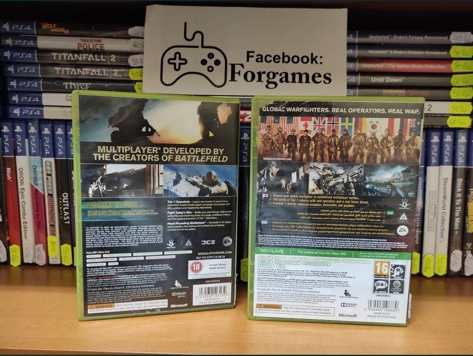 Vindem Medal of Honor Warfighter Xbox 360 PS3 Frontline PS2 Forgames