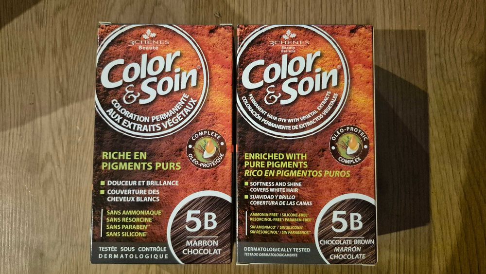 Vopsea păr șaten ciocolatiu Color & Soin