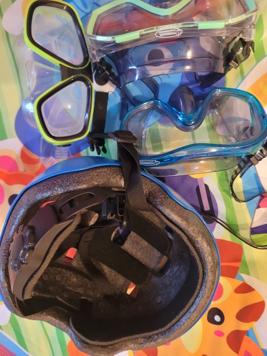 Lot accesorii ski copii casca/ochelari