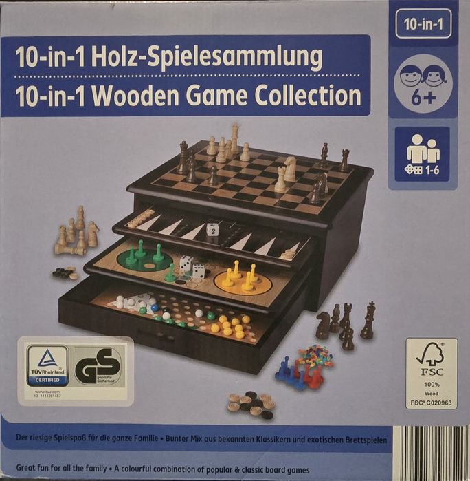 Занимателни и логически 10 игри в 1 комплект