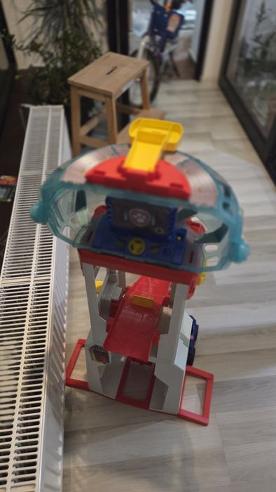 Set de joaca turn cu pista, Paw Patrol, Super Loop Tower HQ, 6069672