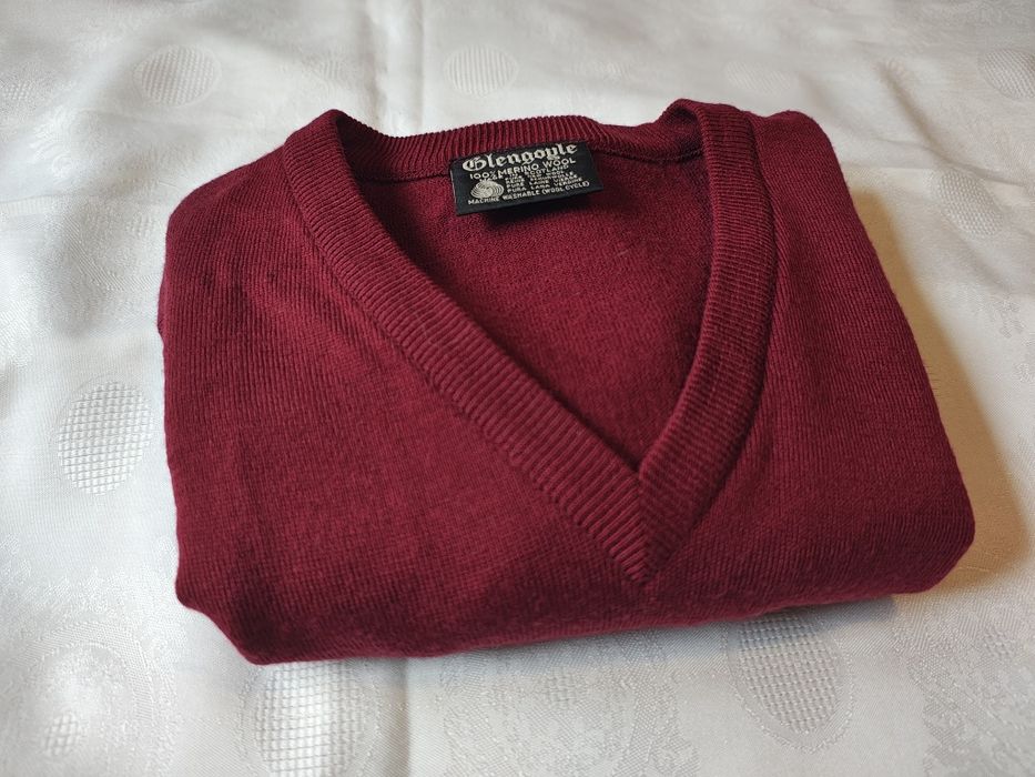 Pulover 100% lana merino , fabricat in Scotia M