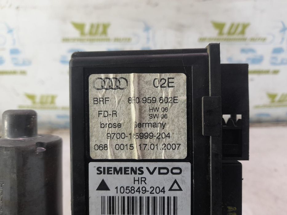 Motoras macara geam dreapta spate 8e0959802e Seat Exeo 1 [2009 - 2012