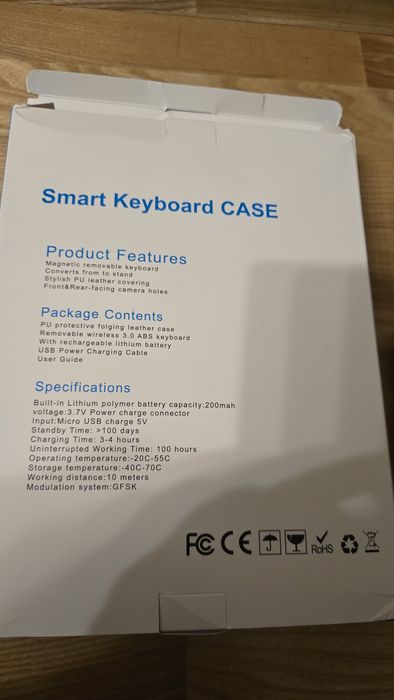 Husă cu tastatura touchpad Ipad 11, 11" 2025