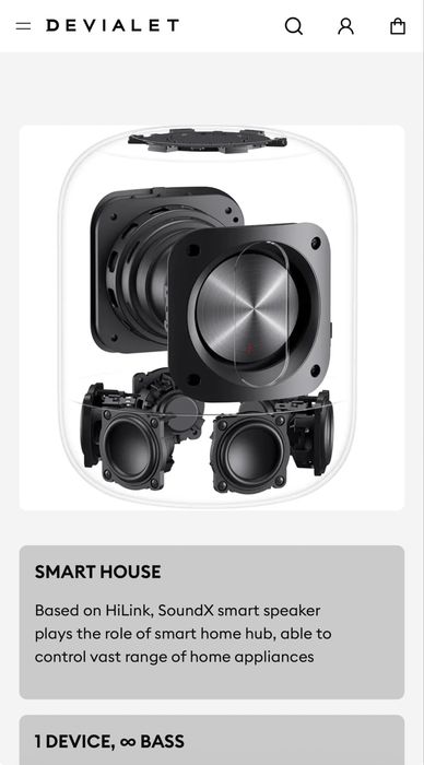 Boxa bluetooth Devialet Huawei 360grade