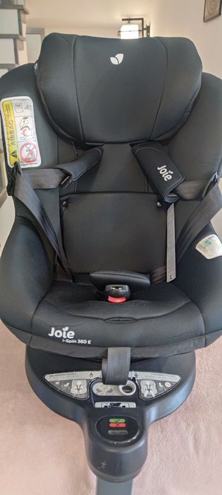 Scaun auto copii Joie i-Spin 360° E, 61 cm-105 cm, testat ADAC R129