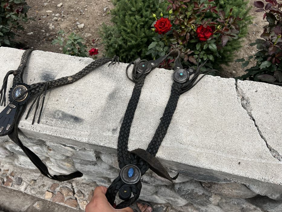 Седло коженное.