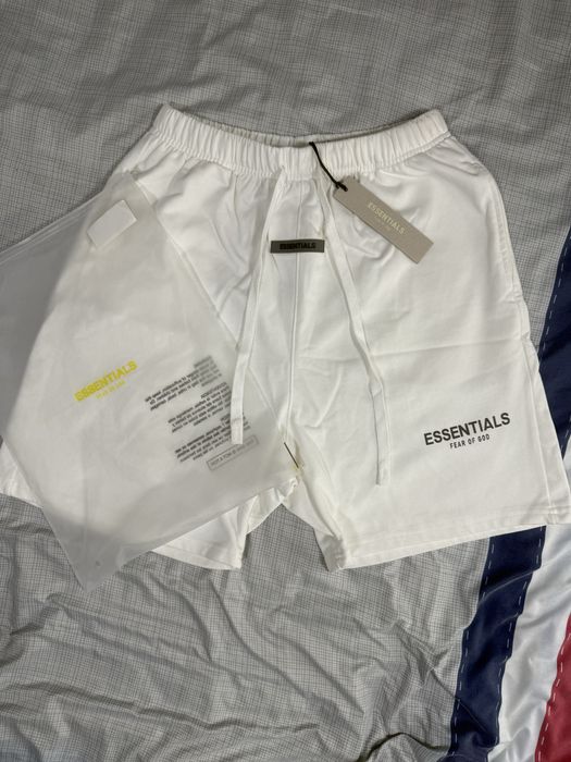 Pantaloni Scurti Essentials Fear Of God Albi