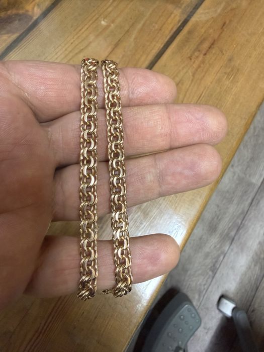 Золотая цепь мужская