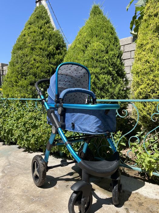 Синяя Детская Коляска