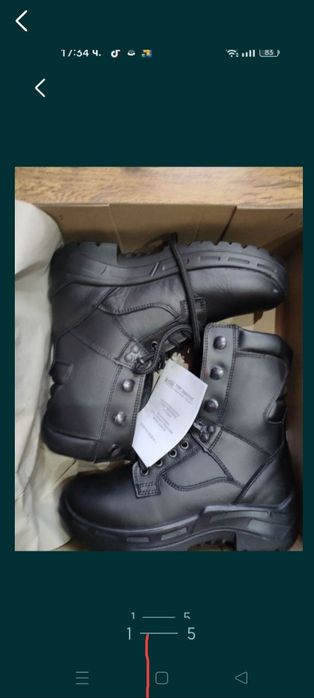 Черни кожени кубинки