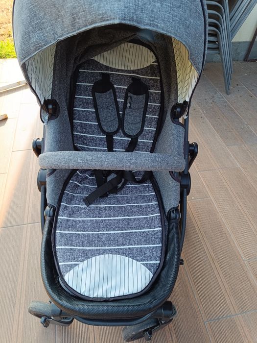 Количка Graco Evo 3в1, сива