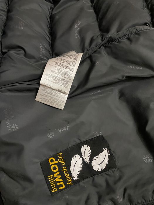 Vand geaca puf natural Jack Wolfskin S