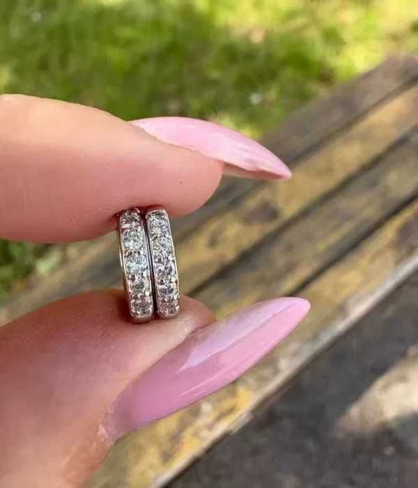 нови Сребърни обеци сребърни халки обици обеци сребърна гривна сребро