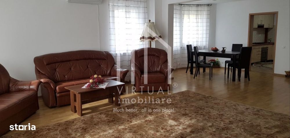 Casa de inchiriat in zona Trei Stejari, 3 dormitoare, 2 bai, garaj