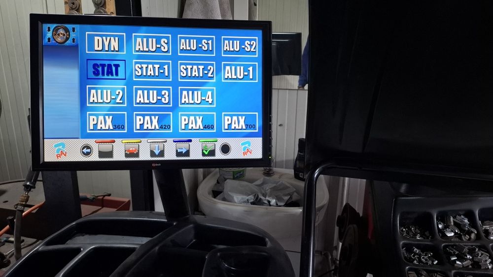 Vand aparat de echilibrat roti Ravaglioli G7 Scan