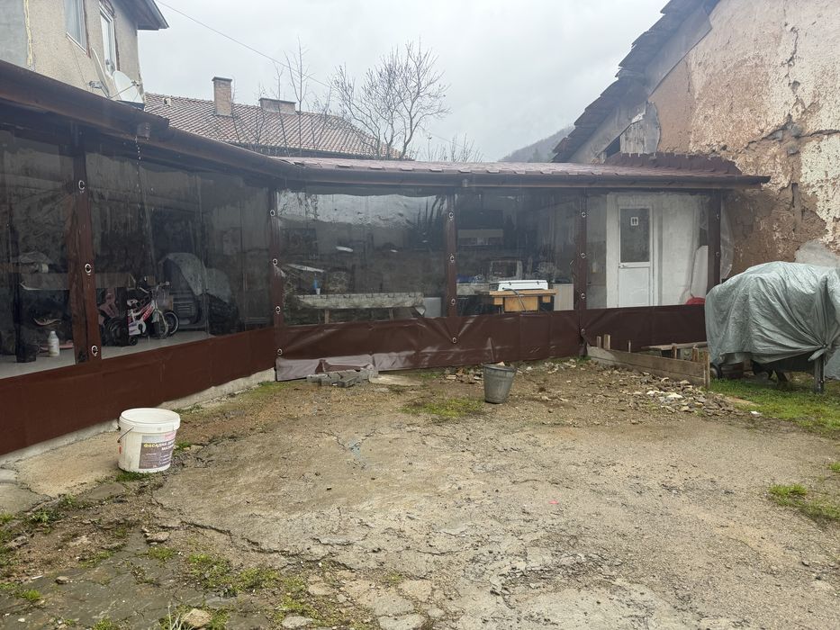 Ветроупорни завеси,пана против вятър,перголи сенници винил барбекю