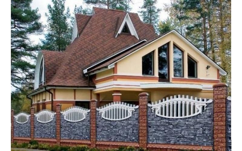 Gard decorativ din beton armat Prahova