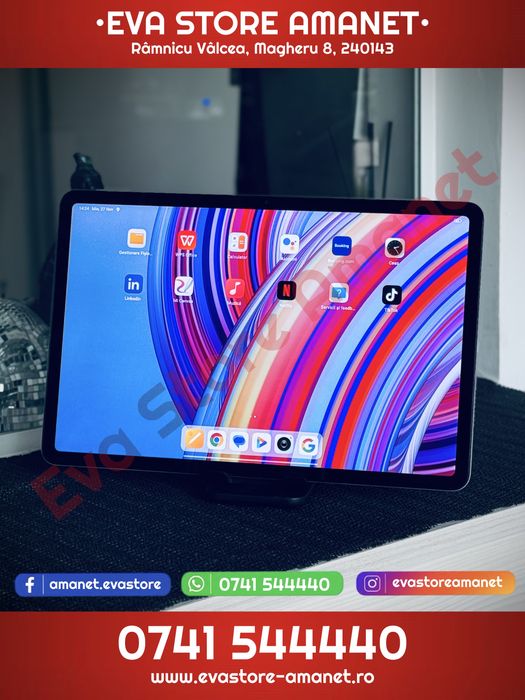 Tableta 12.1” XIAOMI Redmi Pad Pro Quick Silver 256GB 8+4GB RAM WiFi Octa-Core Max 2.4 GHz Android 14 Model: 2405CRPFDG