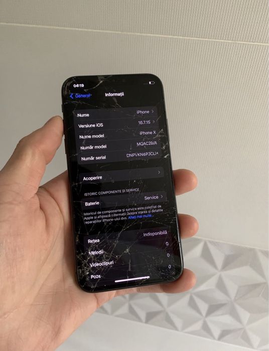 • Iphone X • neverlocked • functional • piese dezmembrari